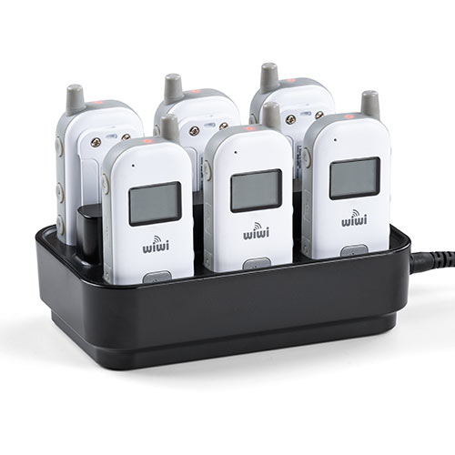 400-HSGS002専用充電ステーション ツアーガイド充電クレードル 6台用 HSGS-CL3