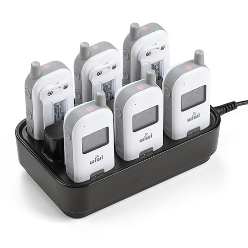 400-HSGS002専用充電ステーション ツアーガイド充電クレードル 6台用 HSGS-CL3