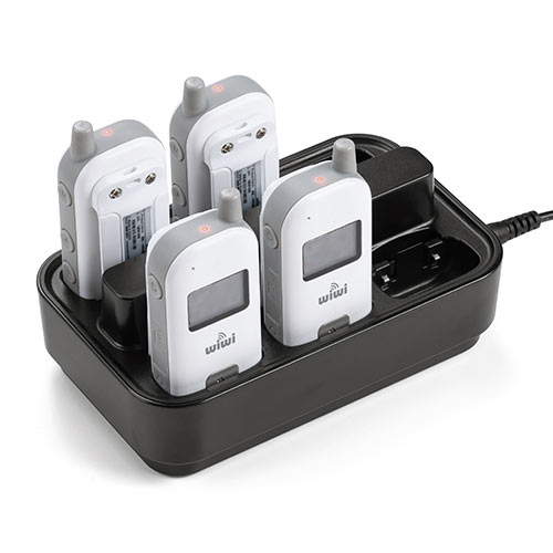 400-HSGS002専用充電ステーション ツアーガイド充電クレードル 6台用 HSGS-CL3