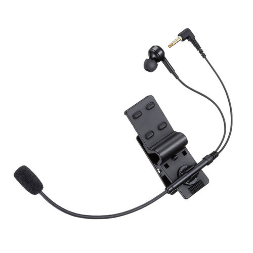 ヘルメット用イヤホンマイク（ワイヤレスガイドシステム・EZ4-HSGS001・EZ4-HSGS002・MM-WGS4専用）