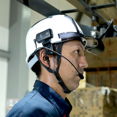 ヘルメット用イヤホンマイク（ワイヤレスガイドシステム・EZ4-HSGS001・EZ4-HSGS002・MM-WGS4専用）