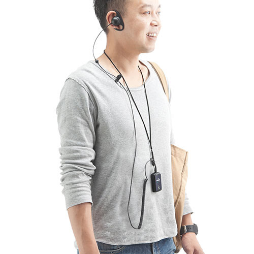 ワイヤレスガイドシステム（双方向・イヤホンマイク・業務用・ツアーガイド・ガイドレシーバー・ホテル・イベント会場・ホテル・講義・工場見学・病院・放送局・劇場・インカム・軽量・充電式・電波法）