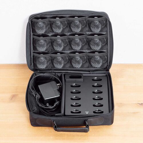 EZ4-HSGS004T/R専用充電ステーション（親機×1/子機×11台設置可能・ワイヤレスガイドシステム充電台・ツアーガイド・シスガイド・充電クレードル）