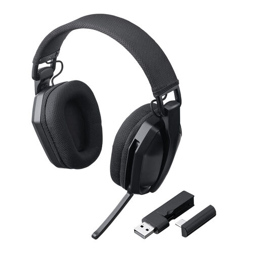 ワイヤレスヘッドセット（ゲーミング・eスポーツ・軽量・169g・ミュート・マイク付き・無線・2.4GHz・USB A＆Type-Cレシーバー・有線接続・RGB・LED付き）