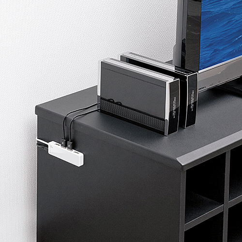 USBハブ（セルフパワー・ACアダプター付・4ポート・プリンタ/外付けHDD・ホワイト）