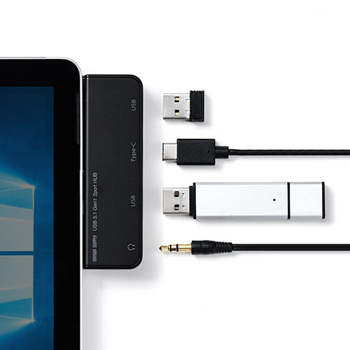 USB3.1/3.0ハブ（Surface Go・Go2専用・USB Type-C・ USB A