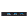 USB Type-Cハブ（4ポート・USB3.1 Gen1・USB3.0・HUB・バスパワー・ケーブル収納・3+1ポート・ブラック）