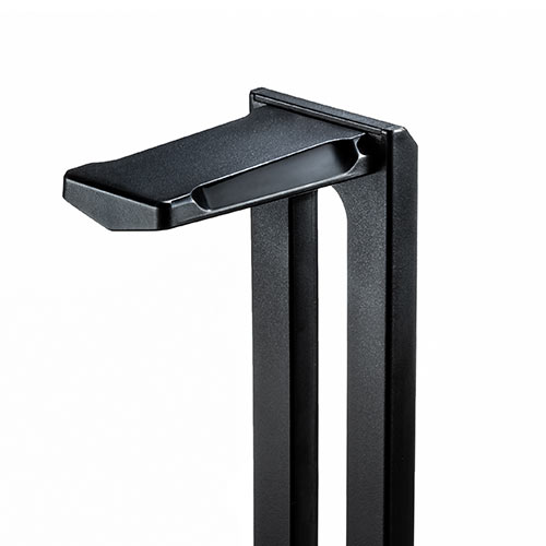 ヘッドホンスタンド（LED内蔵・ゲーミング・USB 2.0・2ポート・3.5mmステレオミニジャック・LED色切替ボタン内蔵・ブラック）