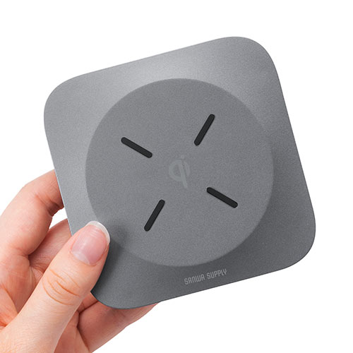 ドッキングステーション（USBハブ・コンパクト・ 巻き取り・収納・Type-C・PD100W・4K対応・5in1・HDMI・VGA・Qi・ワイヤレス充電） HUB093S サンワサプライ