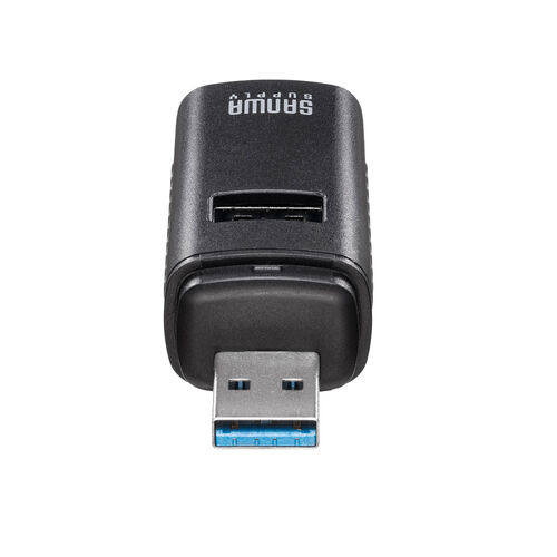 USBハブ（コンパクト・小型・USB-A・3ポート・USB3.0/USB2.0コンボハブ・黒色・軽量）