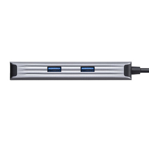 USB Type-Cマルチ変換アダプタ（HDMIポート・LANポート・USB3.2 Gen1×3ポート付き・ケーブル長50cm）
