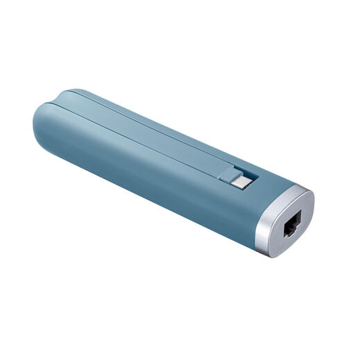 ドッキングステーション（タイプCハブ・HDMI・4K/30Hz・PD100W対応・有線LAN対応・ケーブル一体型・モバイル・持ち運び・ブルー） HUBC18BL