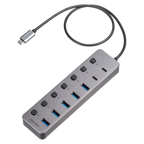 いっぬ　ハブ7個 USBハブ 7ポート USB-A 3.0×4 USB-C×3 USB-C×1(DC 5V input