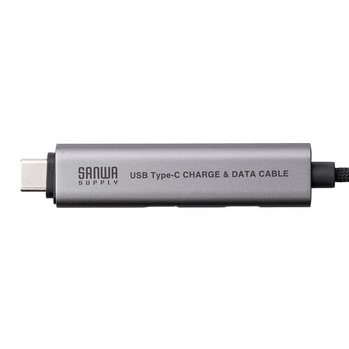 USB Type-Cハブ（Type-Cケーブル・PD対応・PD100W・USB3.2 Gen1・USB5Gbps・持ち運び・ケーブル一体型・1.5m・ブラック）