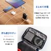 USB Type-Cハブ（Type-Cケーブル・PD対応・PD100W・USB3.2 Gen1・USB5Gbps・持ち運び・ケーブル一体型・1.5m・ブラック）