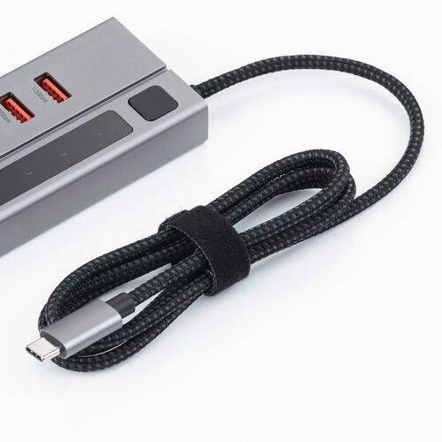 USBハブ（4ポート・PD専用ポート・2ポート・USB充電器・Type-C・セルフパワー・最大PD45W対応・ディスプレイ付き・USB3.2・Gen2・USB・10Gbps ）