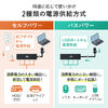 USBハブ（5ポート・セルフパワー・バスパワー・USB 5Gbps・小型・コンパクト・高速通信・Type-C接続・USB A接続・充電・通信・120cm）