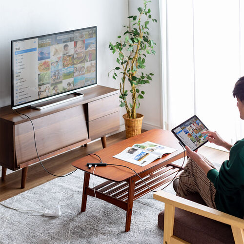 ドッキングステーション（USBハブ・タイプCハブ・L字コネクタ・ロングケーブル・4K・HDMI・USB3.2・PD100W・有線LAN・AIIｙ・Steam Deck） HUBC8BK