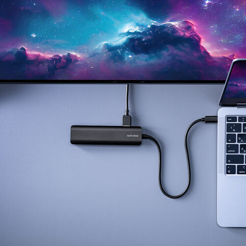 ドッキングステーション（USBハブ・タイプCハブ・HDMI・8K/4K 120Hz対応・コンパクト・USB3.2・PD100W・有線LAN・ROG AIIｙ・Steam Deck） HUBC9BK