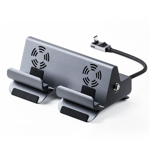 ドッキングステーション（ポータブルゲーミングPC用・タイプCハブ・6in1・SteamDeck・PD100W・4K/60Hz・RJ-45・Switch・ROG Ally） HUBCP19GM