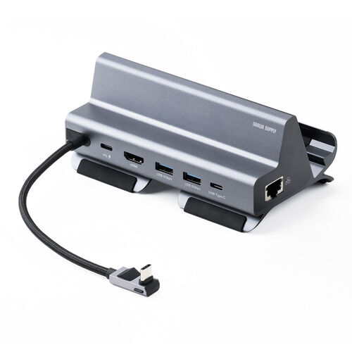 ドッキングステーション（ポータブルゲーミングPC用・タイプCハブ・6in1・SteamDeck・PD100W・4K/60Hz・RJ-45・Switch・ROG Ally） HUBCP19GM