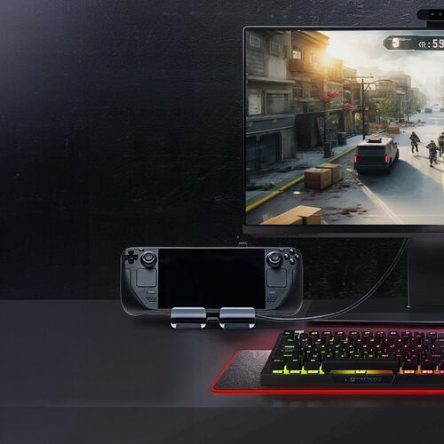 ドッキングステーション（ポータブルゲーミングPC用・タイプCハブ・6in1・SteamDeck・PD100W・4K/60Hz・RJ-45・Switch・ROG Ally） HUBCP19GM