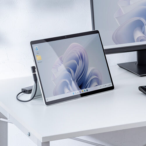 ドッキングステーション（タイプCハブ・HDMI・4K・L型アダプタ・PD100W・カードリーダー・L字・ケーブル長20cm・モバイルドッキングステーション） HUBCP20BK