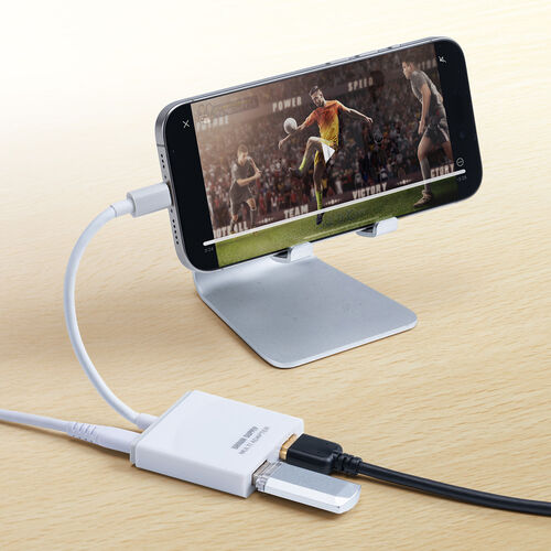 USB HDMI 変換（4K・USBハブ・3ポート拡張・Type C接続・PD充電対応・薄型・ホワイト）