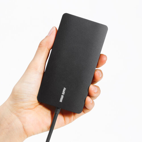 ドッキングステーション（HDMI2つ・2画面出力対応・4K/60Hz対応・USB-C接続・USB PD100W・スマートPD対応・カードリーダー・ L型アダプタ・ケーブル長20cm）