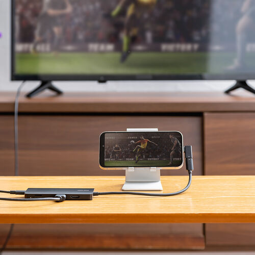 ドッキングステーション（HDMI2つ・2画面出力対応・4K/60Hz対応・USB-C接続・USB PD100W・スマートPD対応・カードリーダー・ L型アダプタ・ケーブル長20cm）
