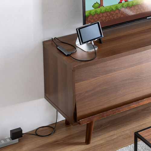 ドッキングステーション（タイプCハブ・画面ON/OFFスイッチ付き・HDMI・4K/60Hz・PD100W・ケーブル一体型・モバイル・持ち運び）HUBCP30GM