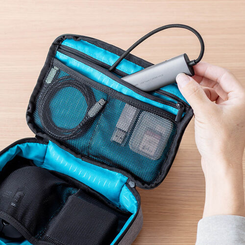 ドッキングステーション（タイプCハブ・画面ON/OFFスイッチ付き・HDMI・4K/60Hz・PD100W・ケーブル一体型・モバイル・持ち運び）HUBCP30GM