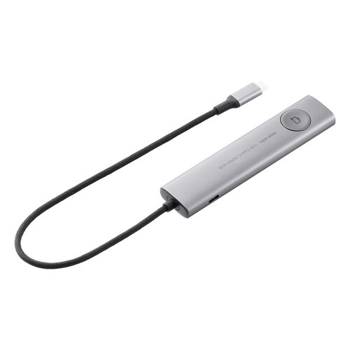 ドッキングステーション（タイプCハブ・画面ON/OFFスイッチ付き・HDMI・4K/60Hz・PD100W・カードリーダー・ケーブル一体型・モバイル・持ち運び） HUBCP31GM