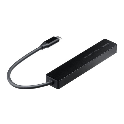 USB-C ハブ（5-in-1・最大PD90W対応・HDMIポート・4K30Hz・軽量・コンパクト・USB-Cポート・5Gbps・USB-Aポート・USB2.0・高速データ通信・ブラック）