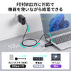 USBハブ（コンパクト・PD90W対応・小型・USB Type-C接続・PC充電・USB3.0・USB2.0・USB-Cポート・USB Aポート・3ポート・コンボハブ・黒色・軽量）