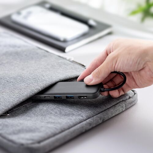 USB-C ハブ（5-in-1・PD100W・4K/30Hz・HDMIポート・軽量・コンパクト・USB-Cポート・USB-Aポート・5Gbps・高速データ転送）