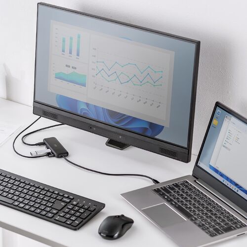 USB-C ハブ（5-in-1・PD100W・4K/30Hz・HDMIポート・軽量・コンパクト・USB-Cポート・USB-Aポート・5Gbps・高速データ転送）
