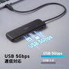 USB-C ハブ（5-in-1・PD100W・4K/30Hz・HDMIポート・軽量・コンパクト・USB-Cポート・USB-Aポート・5Gbps・高速データ転送）