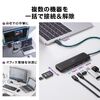 USB-C ハブ（7-in-1・PD100W・4K30Hz・HDMIポート・軽量・コンパクト・USB-Cポート・USB-Aポート・5Gbps・高速データ転送・SDカード・ドッキングステーション）