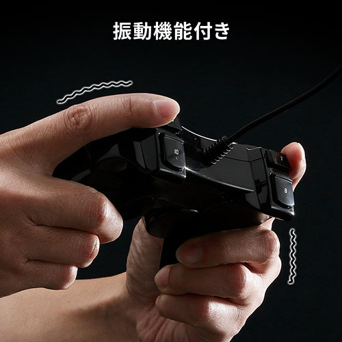 CBOX+電源付 サターンパッド&NEOGEOパッド対応 連射付 ゲームパッド（多ボタン・16ボタン・全ボタン連射対応・アナログ