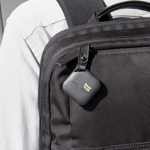 紛失防止タグ（スマートトラッカー・探す対応・iPhone・電池式・ブラック）