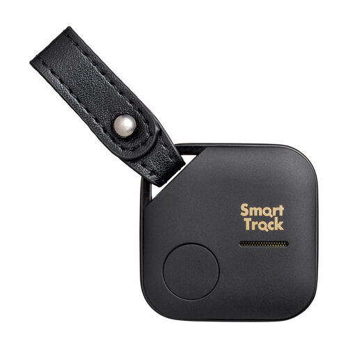 紛失防止タグ（スマートトラッカー・探す対応・iPhone・電池式・ブラック）