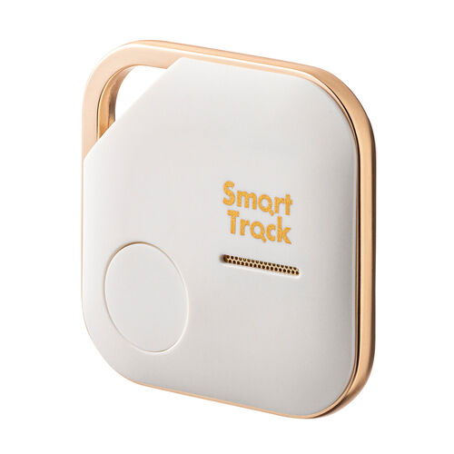 紛失防止タグ（スマートトラッカー・探す対応・iPhone・電池式・ホワイト）