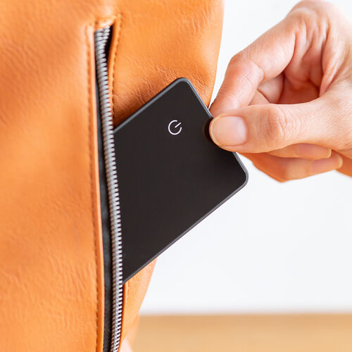 紛失防止カード（スマートトラッカー・薄型・財布・探す対応・iPhone・ブラック）