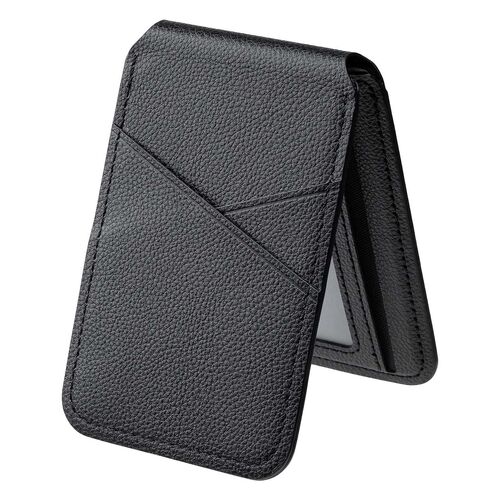 iPhone対応 マグネットカードホルダー（スマートトラッカー付き・Magsafe対応・ワイヤレス充電・カード収納3枚・紛失防止機能搭載）