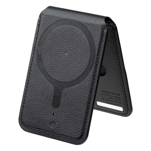 iPhone対応 マグネットカードホルダー（スマートトラッカー付き・Magsafe対応・ワイヤレス充電・カード収納3枚・紛失防止機能搭載）