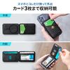 iPhone対応 マグネットカードホルダー（スマートトラッカー付き・Magsafe対応・ワイヤレス充電・カード収納3枚・紛失防止機能搭載）