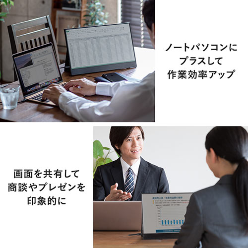【超美品】モバイルディスプレイ　モニター　出張　在宅勤　リモートワーク 41g14ulGT-L.jpg
