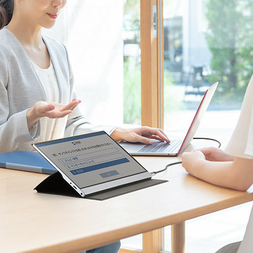 モバイルモニター（12.5インチ・軽量・モバイル ディスプレイ・ポータブルモニター・フルHD・USB Type-C・miniHDMI出力・スタンド付き・テレワーク・在宅勤務・ゲーム）