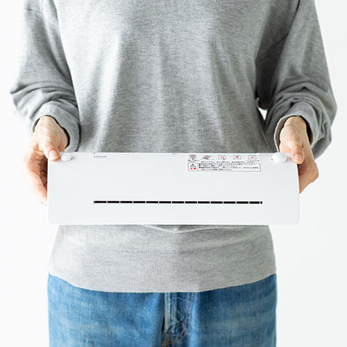 ラミネーター（A4対応・60秒フォームアップ・2本ローラー・パウチ加工・家庭用・業務用・メーカー・はがきサイズ・名刺サイズ・フィルム・おすすめ・人気 ） LM012 サンワサプライ